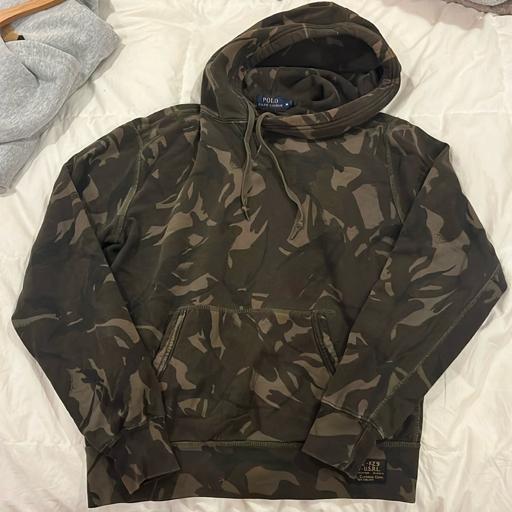 Polo Ralph Lauren Green Camouflage Hoodie